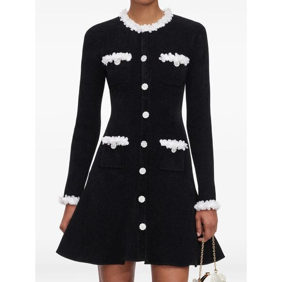 SELF-PORTRAIT Dresses & Skirts - Self-Portrait Black Dresses - Day Dresses Women